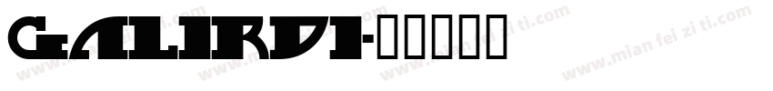 Galirdi字体转换