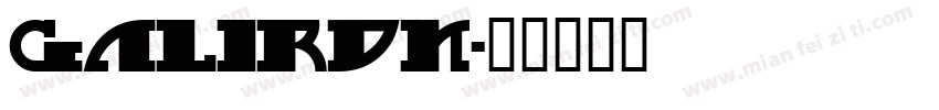 Galirdn字体转换