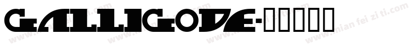 Galligode字体转换