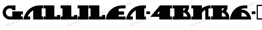Gallilea-4BnB6字体转换