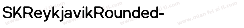 SKReykjavikRounded字体转换