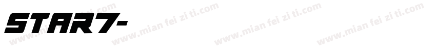 Star7字体转换
