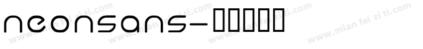 NEONSANS字体转换