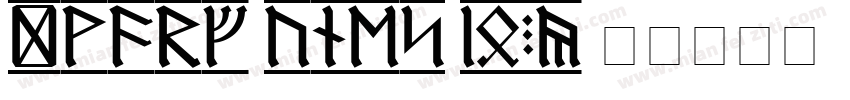 DwarfRunes-jE3y字体转换
