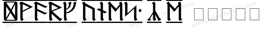 DwarfRunes1-z8eL字体转换