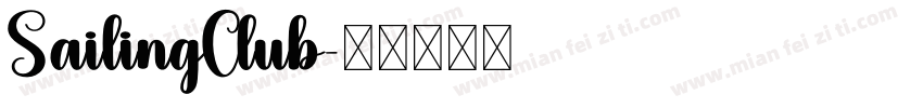 SailingClub字体转换