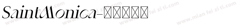 SaintMonica字体转换