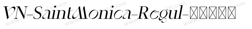 VN-SaintMonica-Regul字体转换