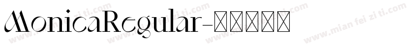 MonicaRegular字体转换