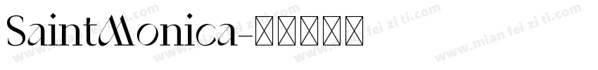 SaintMonica字体转换