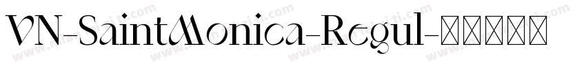 VN-SaintMonica-Regul字体转换