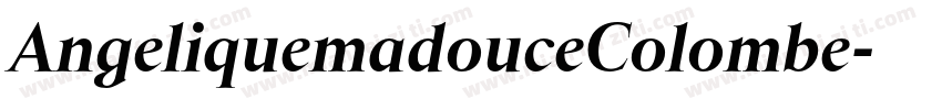 AngeliquemadouceColombe字体转换