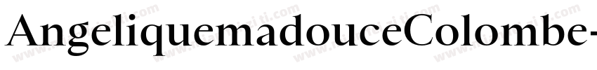 AngeliquemadouceColombe字体转换