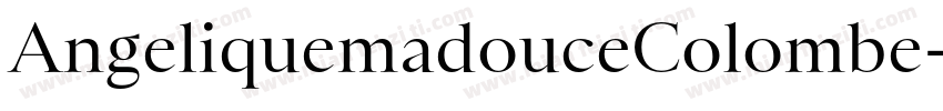 AngeliquemadouceColombe字体转换