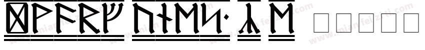 DwarfRunes1-z8eL字体转换