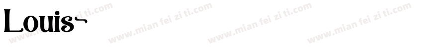 Louis字体转换