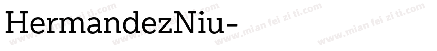 HermandezNiu字体转换