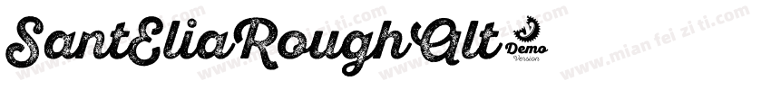 SantEliaRoughAlt字体转换