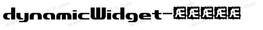 dynamicWidget字体转换