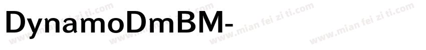 DynamoDmBM字体转换