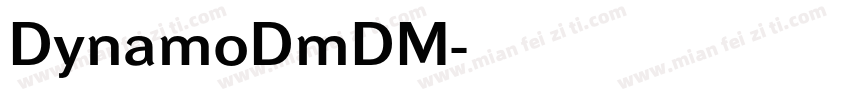 DynamoDmDM字体转换