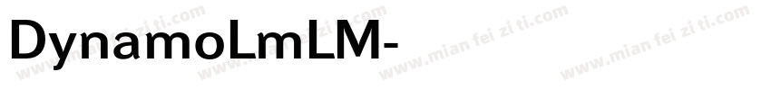 DynamoLmLM字体转换