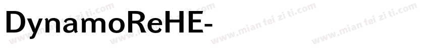 DynamoReHE字体转换