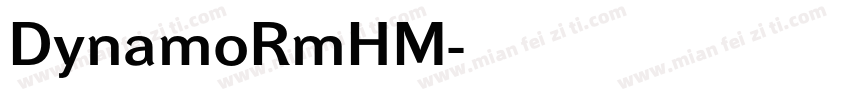 DynamoRmHM字体转换