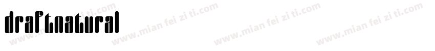draftnatural字体转换