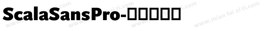 ScalaSansPro字体转换