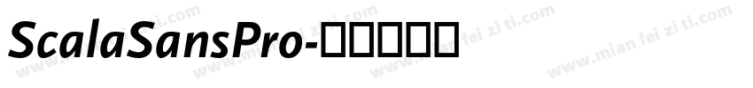 ScalaSansPro字体转换