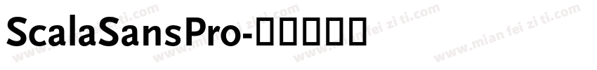 ScalaSansPro字体转换
