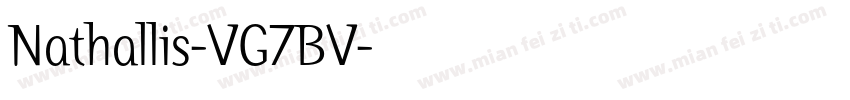 Nathallis-VG7BV字体转换
