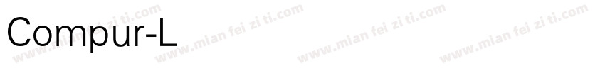 Compur-Light字体转换
