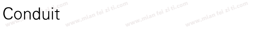 ConduitSCITC-Light字体转换