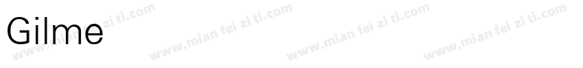 GilmerLight字体转换