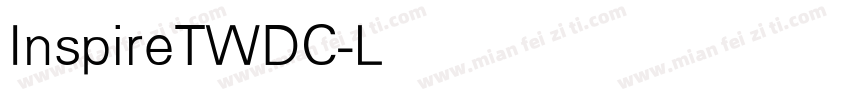 InspireTWDC-Light字体转换
