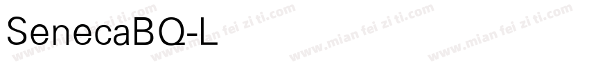 SenecaBQ-Light字体转换