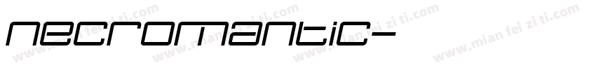 Necromantic字体转换