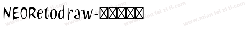 NEORetodraw字体转换
