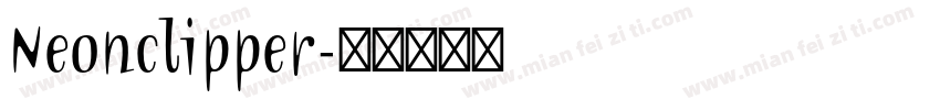 Neonclipper字体转换