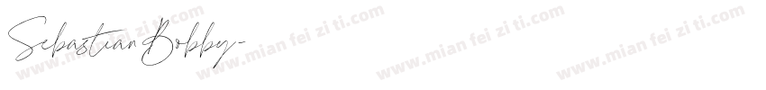 SebastianBobby字体转换