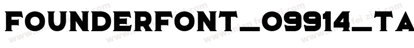 FounderFont_09914_taofont字体转换