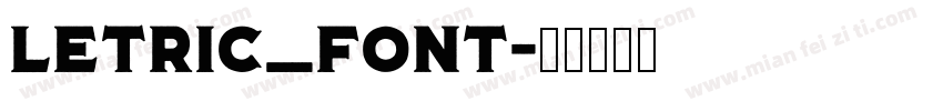 Letric_Font字体转换