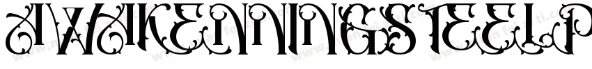 AWAKENNINGSTEELPersonalUse字体转换