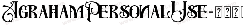 AgrahamPersonalUse字体转换