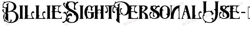 BillieSightPersonalUse字体转换