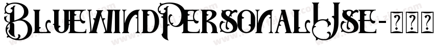 BluewindPersonalUse字体转换