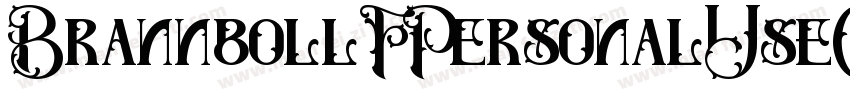 BrannbollFPersonalUseOnly-8wvz字体转换