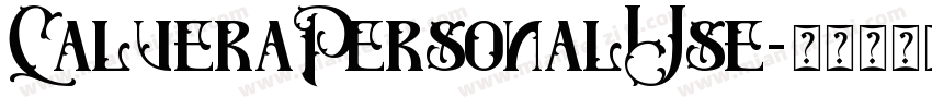 CalveraPersonalUse字体转换